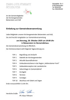 Gemeindeversammlung